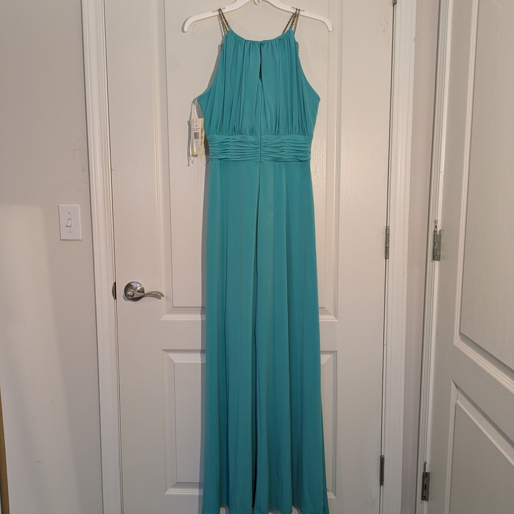 Signature by Sangria Teal Maxi Dress